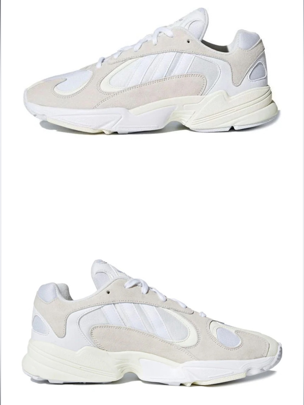 Adidas men’s Originals Yung-1 sneakers in Cloud White size 10.5